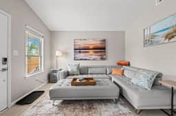Sunset Retreat • 2BR • 4 Min Walk to Beach! - Image 4